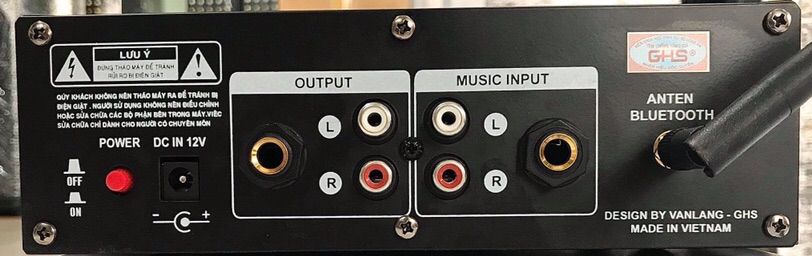 Bộ pre amply và Bluetooth rời