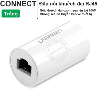 [Mã ELMS10 giảm 6% đơn 50K] Đầu nối dây mạng CAT5 CAT6 CAT7 RJ45 khuếch đại và chống sét lan truyền Ugreen NW116 20391