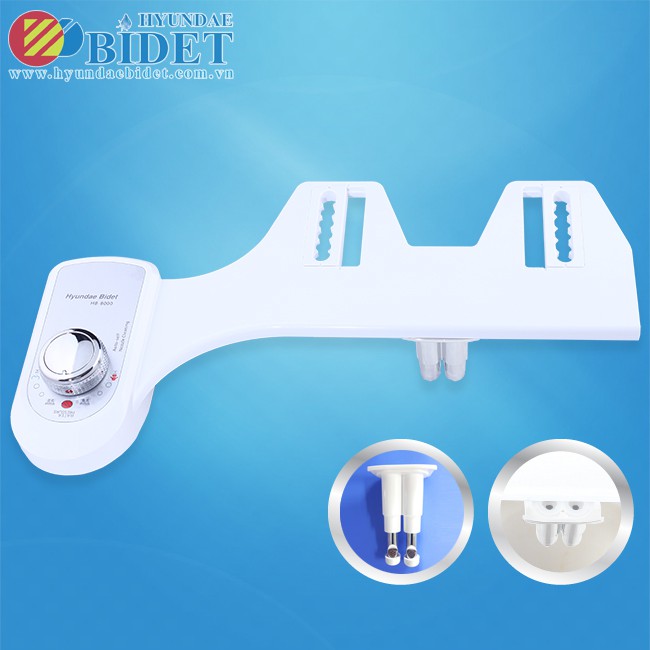 Thiết bị vệ sinh Bidet 2 vòi phun Bidet HYUNDAE HB-8000 (lạnh) TẶNG KÈM LÕI LỌC NƯỚC FILTER