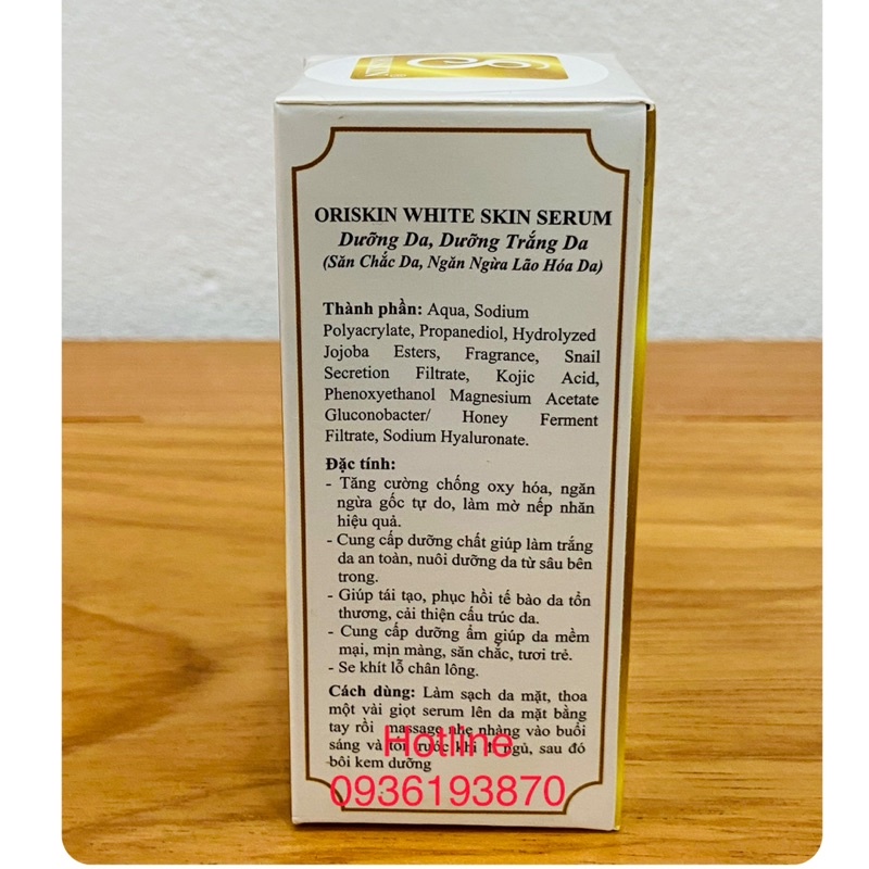 ✅ Serum Phục Hồi, Dưỡng Trắng Da Oriskin White Skin Serum Hộp 10ml