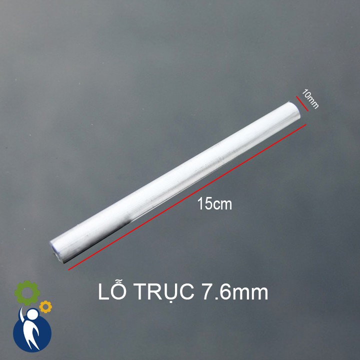 Ống Nhôm 10mm Lỗ 7.6mm Dài 15cm