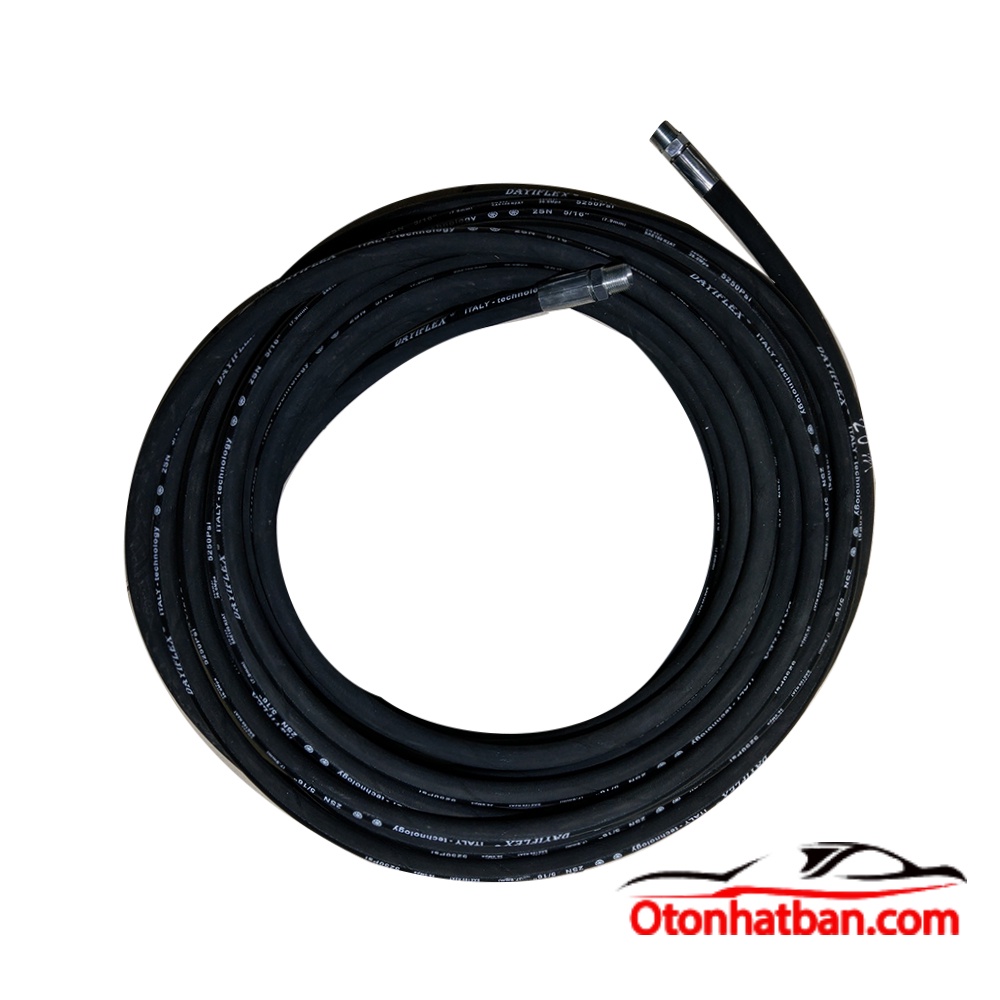 Dây máy rửa xe cao áp 2 lõi thép phi 8 5/16 Taiwan dây rửa xe máy ô tô dây trơn dài 5-10-15-20-25 mét Nhật Bản Mart