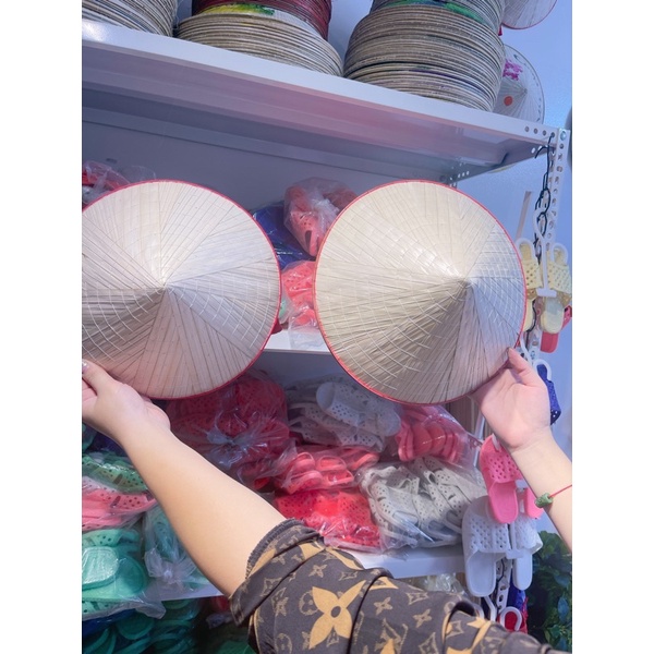 Nón lá vẽ,nón lá trơn cho bé