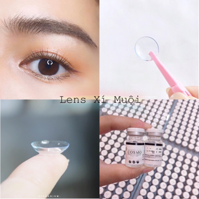 Lens cận trong suốt Hàn Cosmo(1-15 độ) có lệch độ