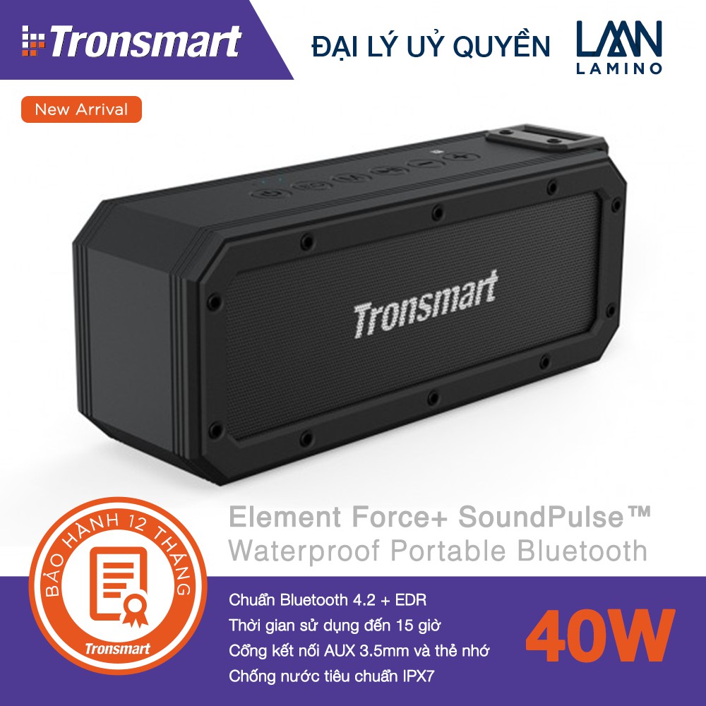 Loa bluetooth TRONSMART Element Force+ SoundPulse™ 40w