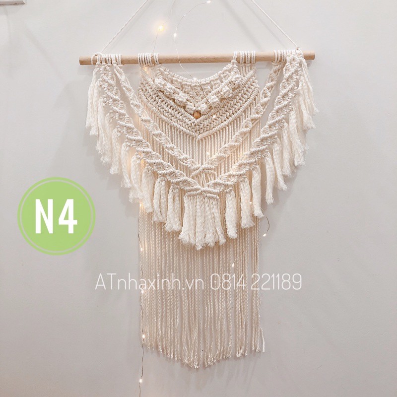 N4 mành treo tết macrame treo trang trang trí phòng dcor nội thất