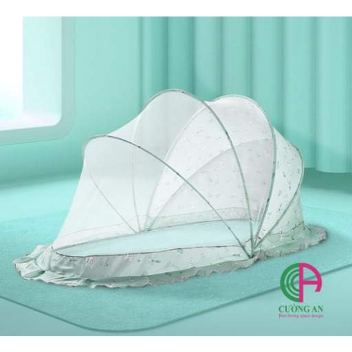 MÀN/MÙNG CHỤP THÔNG MINH CHỐNG MUỖI,CÔN TRÙNG AN TOÀN CHO BÉ