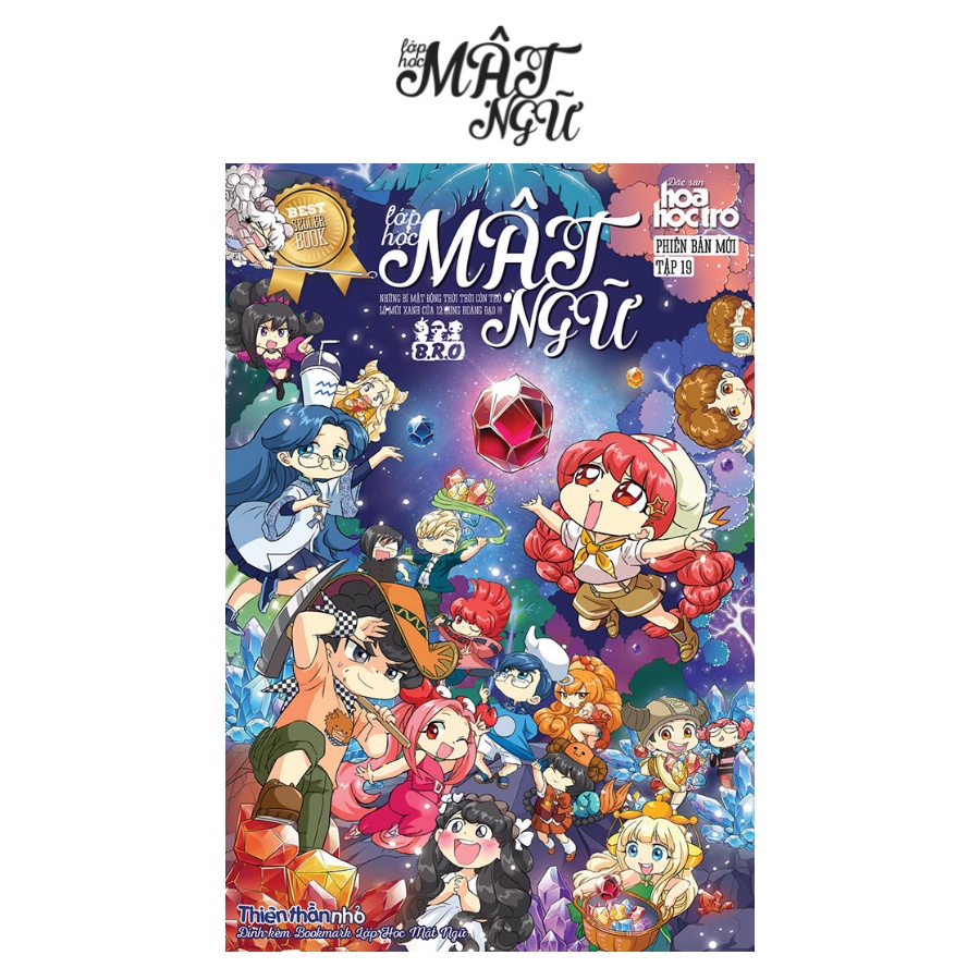 Truyện tranh Lớp Học Mật Ngữ tập 19 tặng Kèm 12 Bookmark - Board Game VN