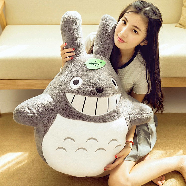 ✳❄☊My Neighbor Totoro Doll Đồ chơi sang trọng Búp bê lớn Ngủ Gối Giường Ragdoll Cô gái Quà tặng Giáng sinh