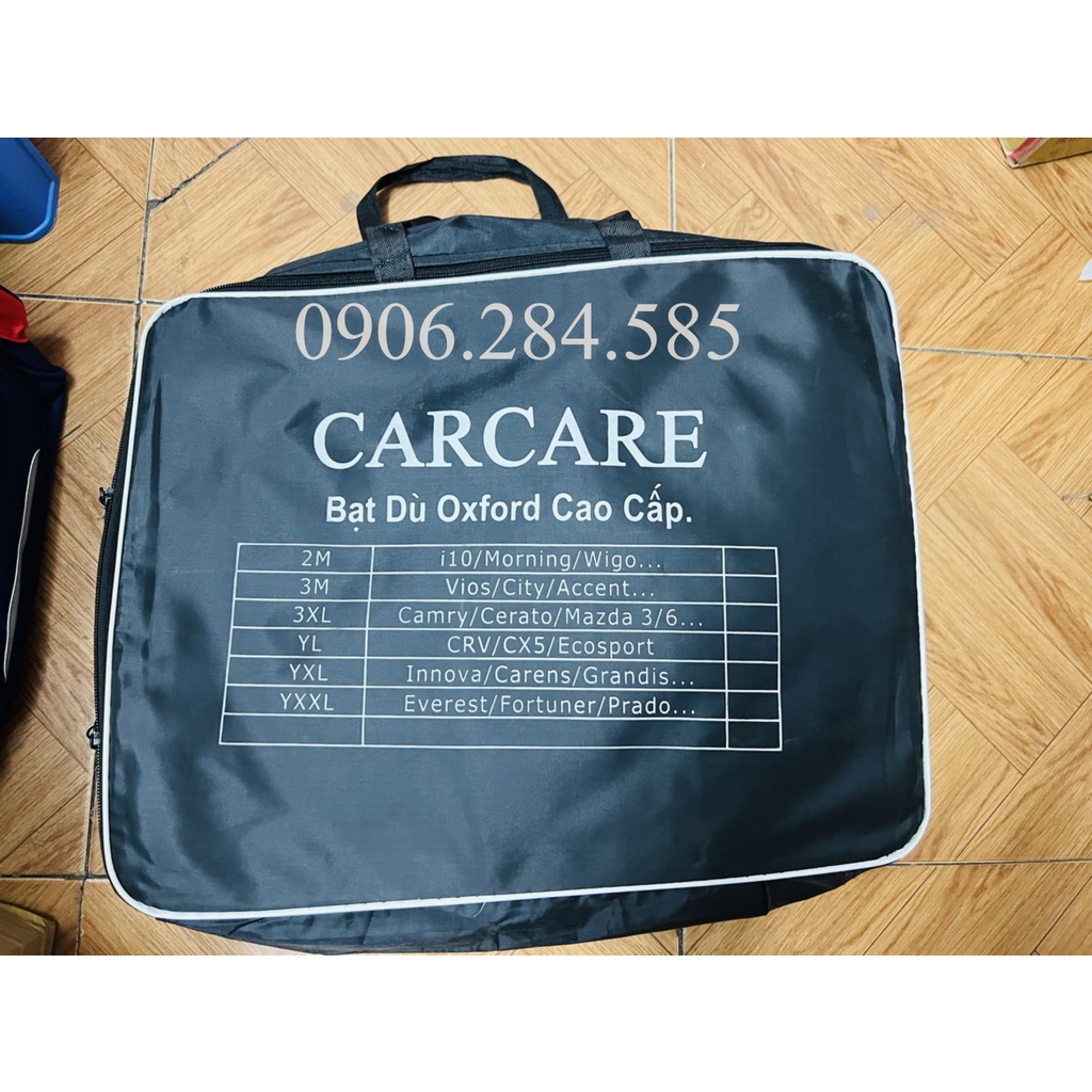 Bạt Dù Oxford Cao Cấp, Bạt Phủ Toàn Xe Chống Xước, Bạt trùm xe hơi có lớp tráng nhôm cách nhiệt chống nắng chống mưa
