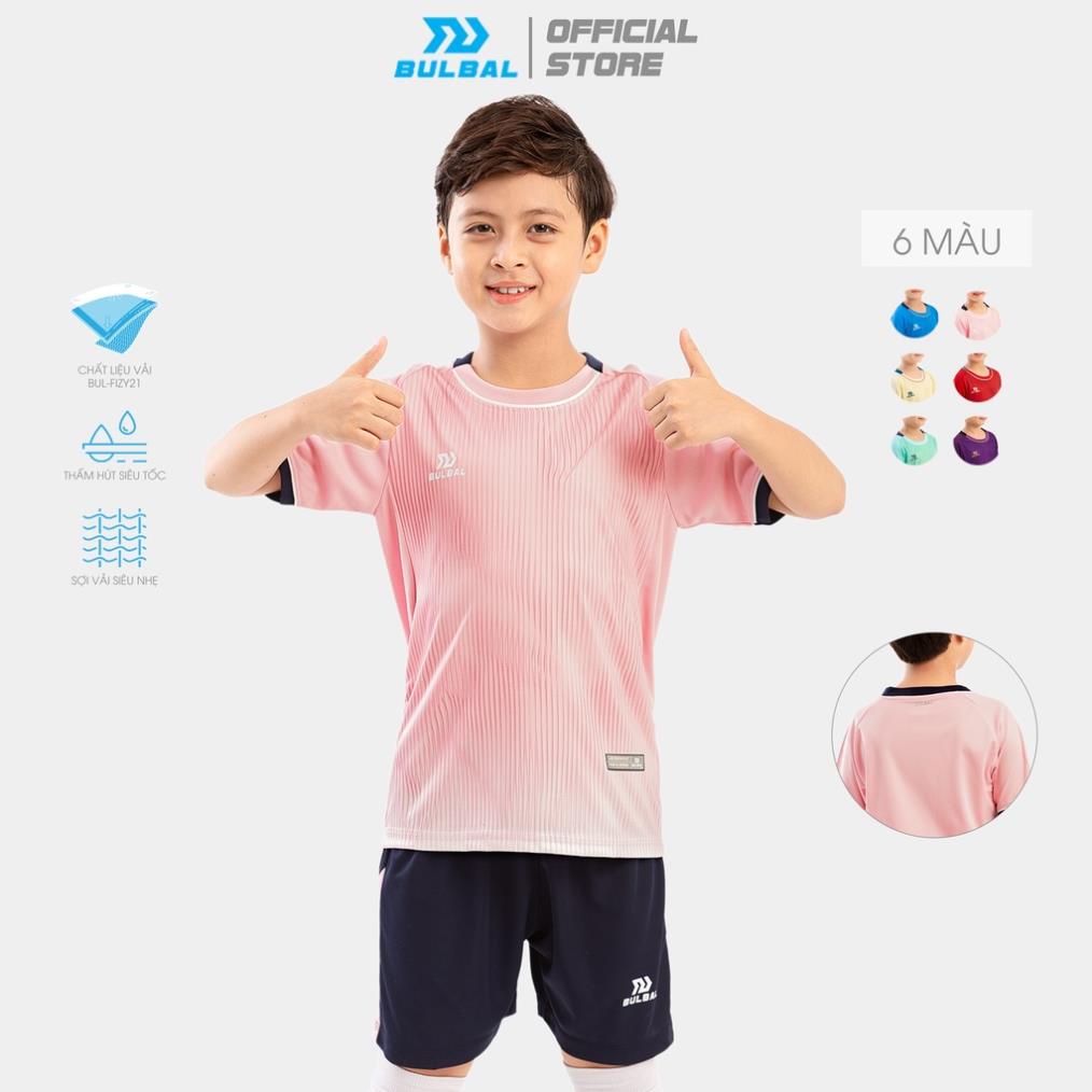 Bộ Quần Áo Bóng Đá Trẻ Em Bulbal Sonic 2 Cao Cấp Áo Đá Bóng Chất Vải Caro Bul-fizy 21 Thoáng Mát Hoạ Tiết Bắt Mắt 6 Màu