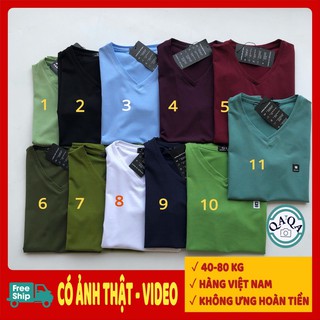 Áo thun nam QAQA áo phông nam tay ngắn không cổ cao cấp