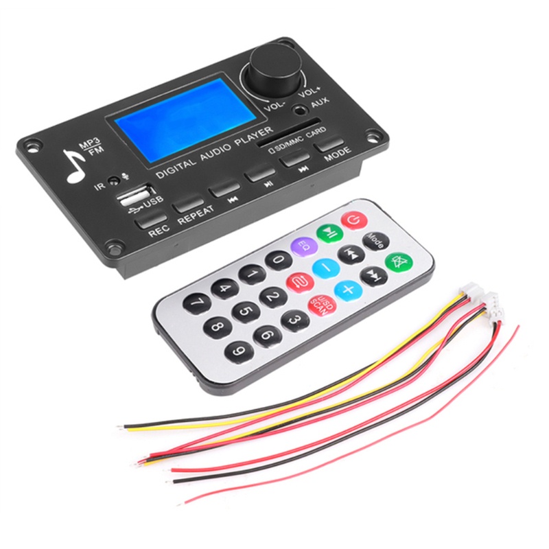 Loa Nghe Nhạc MP3 Không Dây Hỗ Trợ Thẻ TF Cho Xe Hơi