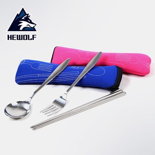Bộ đũa thìa dĩa Hewolf HWP1343