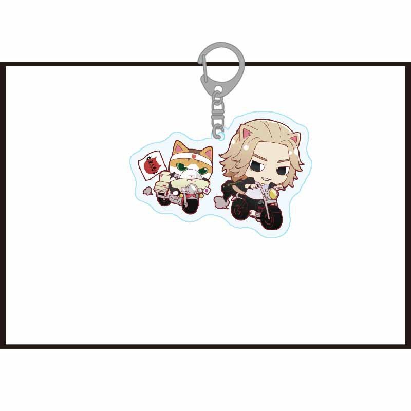 (NEKO) Móc khóa TOKYO REVENGERS - TAI MÈO Kịch Trường Của Takemichi anime chibi mica trong acrylic xinh xắn độc đáo