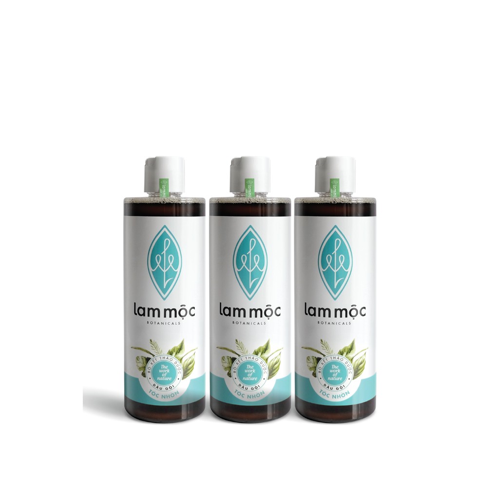 Combo 3 Dầu Gội Bồ Kết Nấu Sẵn - Giảm rụng, kích mọc tóc và phục hồi hư tổn LAM MỘC - 500ml/chai | BigBuy360 - bigbuy360.vn