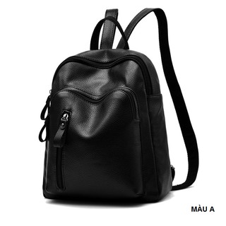 Balo da nữ đẹp chất dày dặn vừa a4, balo da nữ mềm đẹp, balo da nữ cỡ to