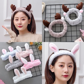 Băng đô, bờm tóc trang điểm rửa mặt hình hình thú cực xinh style Hàn quốc