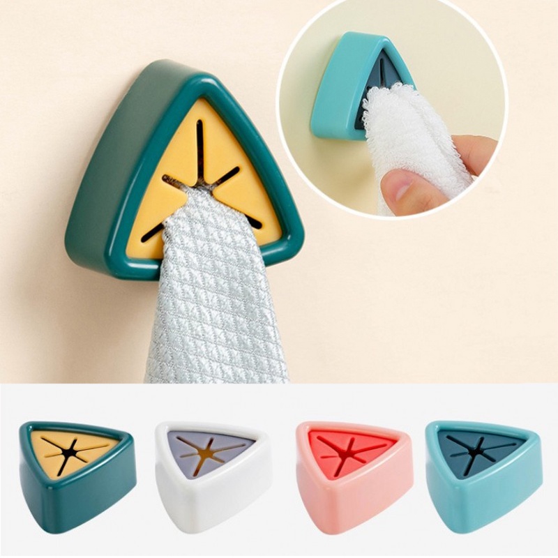 Giá Đỡ Treo Khăn Hình Tam Giác Gắn Tường Đa Năng 4 Màu