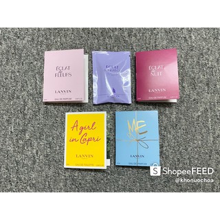💥 Mẫu thử nước hoa nữ Lanvin chính hãng