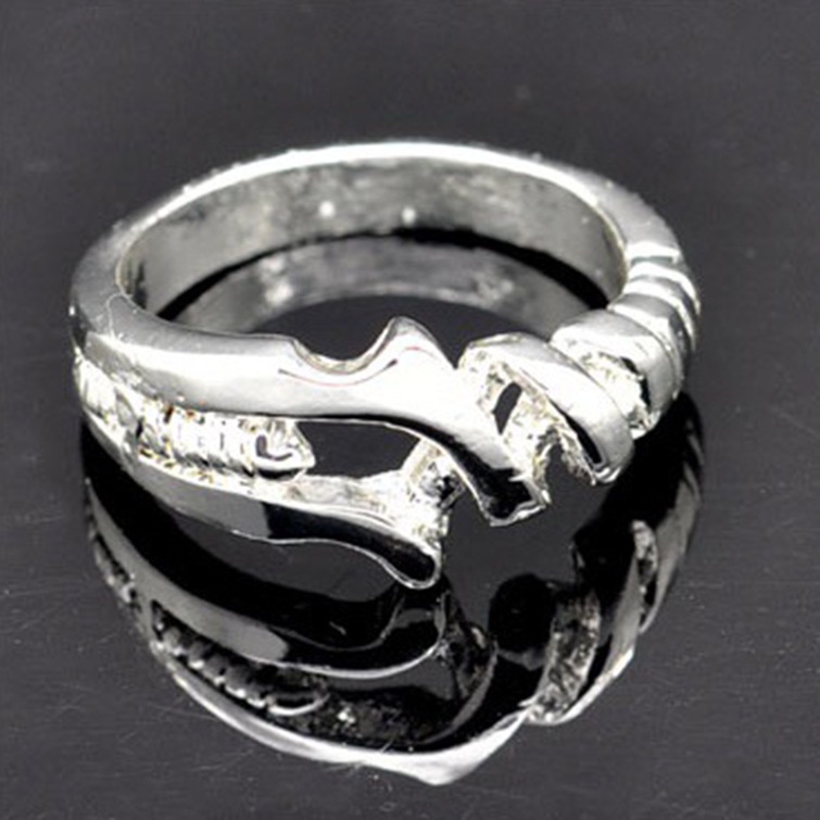 Nhẫn EVA - Nhẫn Neon Genesis Evangelion Spear of Longinus Ring Nhẫn Vàng Bạc