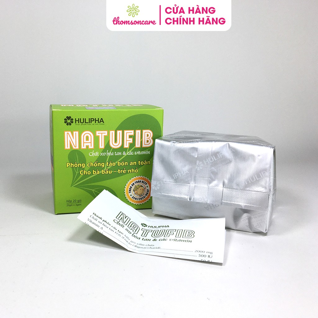 Natufib bổ sung chất xơ hòa tan giảm táo bón cho mẹ bầu, trẻ nhỏ, người lớn tăng cường hấp thụ dinh dưỡng | BigBuy360 - bigbuy360.vn