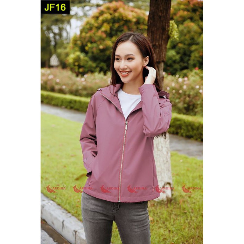 [CHÍNH HÃNG]Áo Khoác Gió Jacket Nữ 2 Lớp CARDINA Cao Cấp, Chống Nước, Chống Nhăn | BigBuy360 - bigbuy360.vn