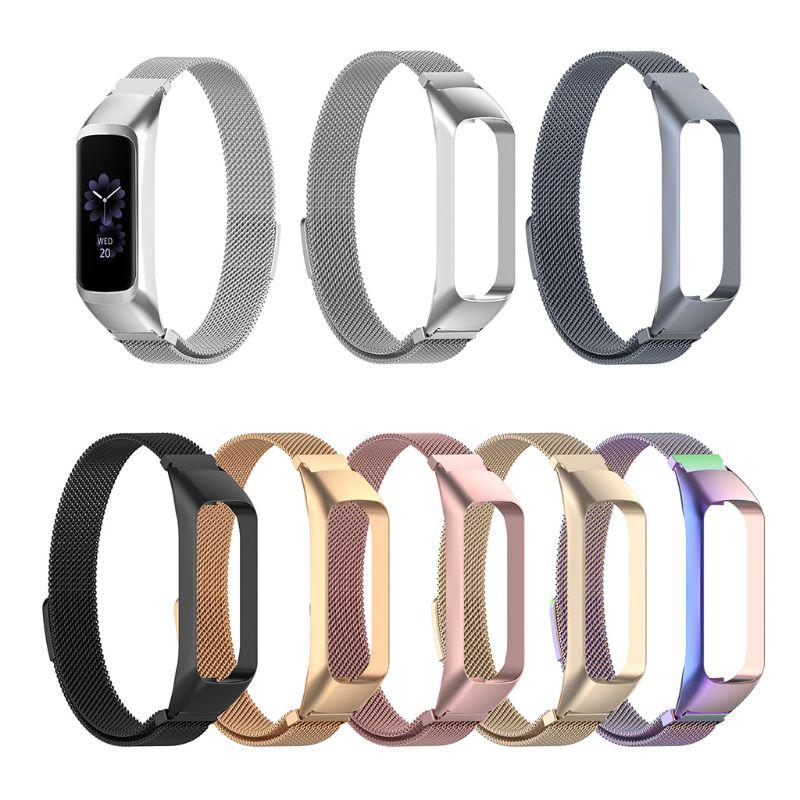 Dây đeo bằng thép không gỉ rox cho đồng hồ thông minh Samsung Galaxy fit-e