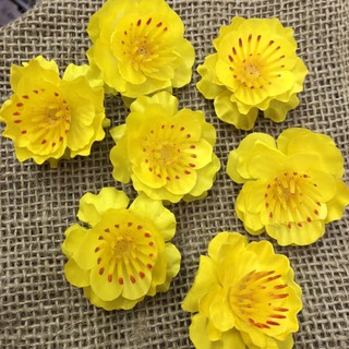 1 kg Hoa mai, hoa đào giả trang trí tết giá sỉ