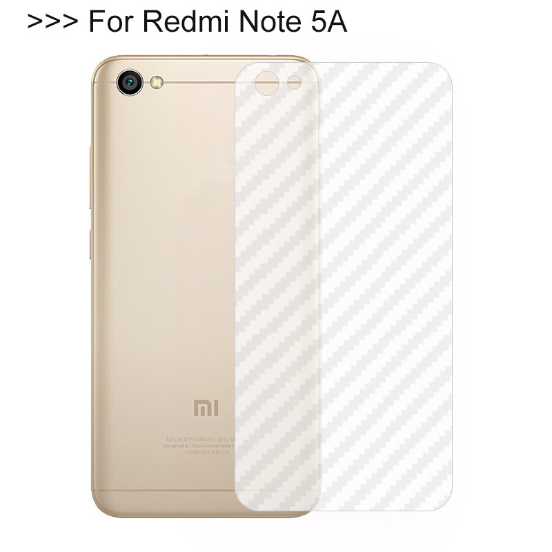 Miếng dán lưng vân carbon Xiaomi Redmi 5A