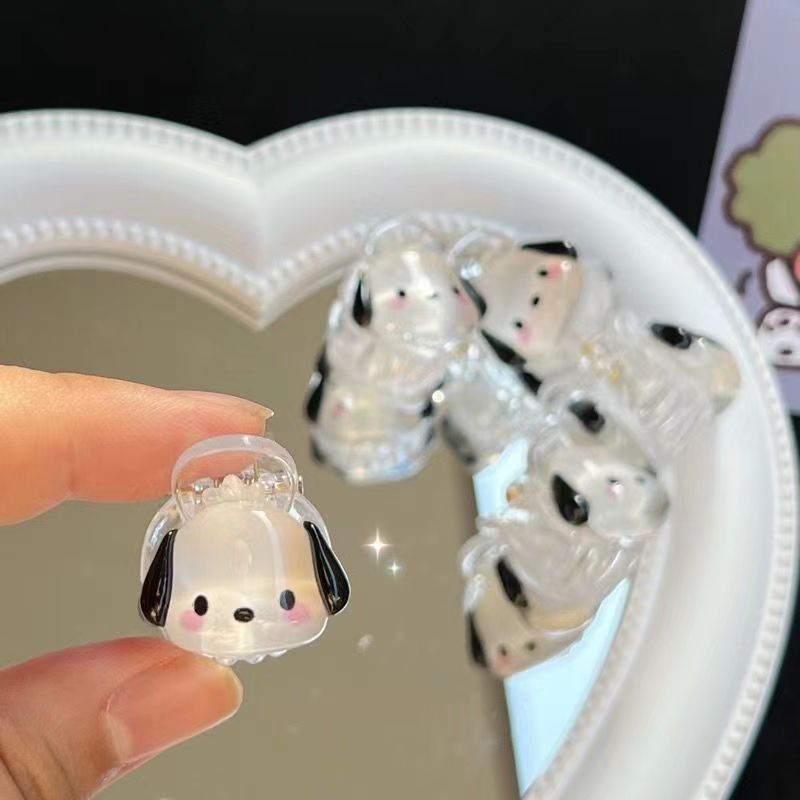 Kẹp Tóc / Kẹp Tóc Đuôi Ngựa Cỡ Nhỏ Hình Hoạt Hình Yugui dog Kulomi Phong Cách Hàn Quốc Ngọt Ngào Cho Nữ / Kẹp Tóc Đuôi Ngựa Đơn Giản