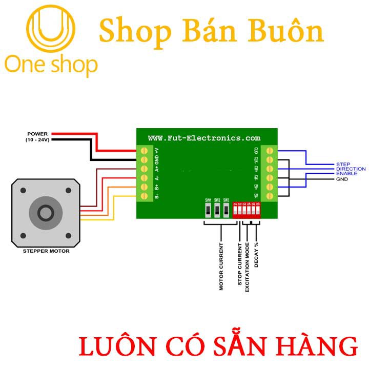 MODULE Điều Khiển Động Cơ Bước TB6560 3A Chất Lượng