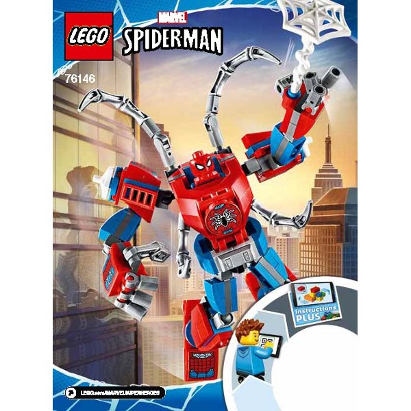 Lego Super Heroes 76146 - Spider-Man Mech - Bộ xếp hình Lego Rô bốt người nhện