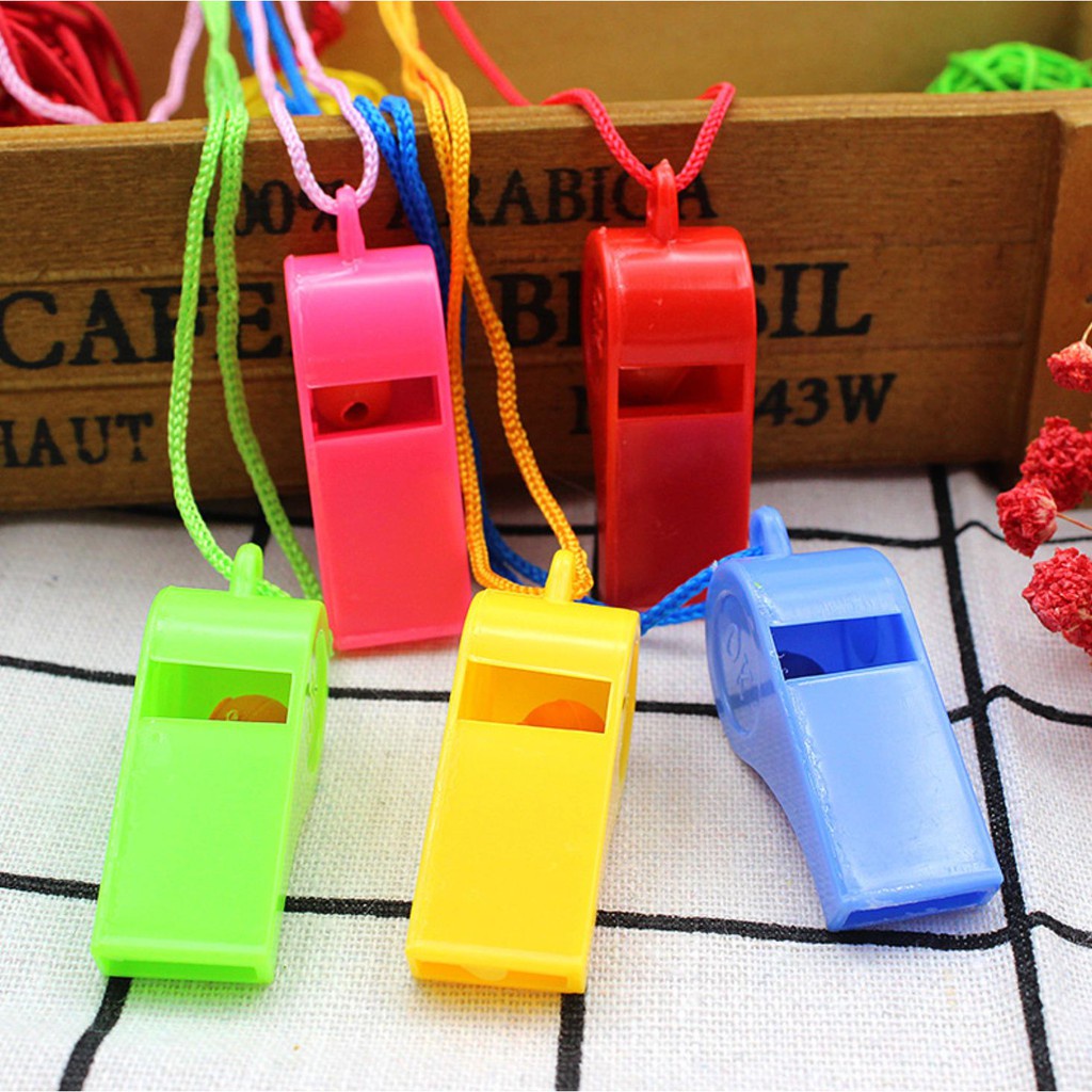 Đồ chơi còi trọng tài thể thao nhựa nhiều màu sắc cho bé