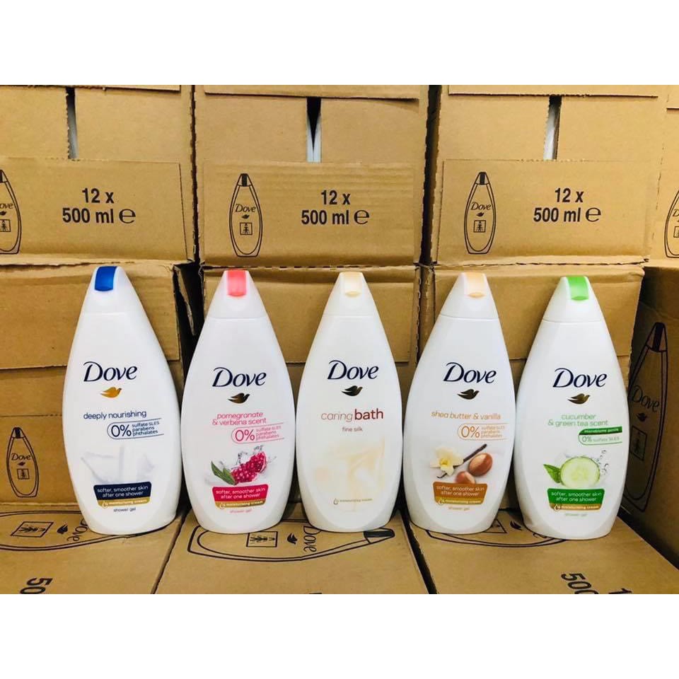 (Bán Buôn)Sữa tắm Dove Hàng của Đức 500ml