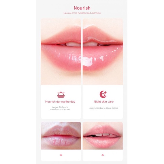 Mặt Nạ Môi Collagen Dưỡng Ẩm Chống Nếp Nhăn Kiểm Soát Dầu Tẩy Tế Bào Chết