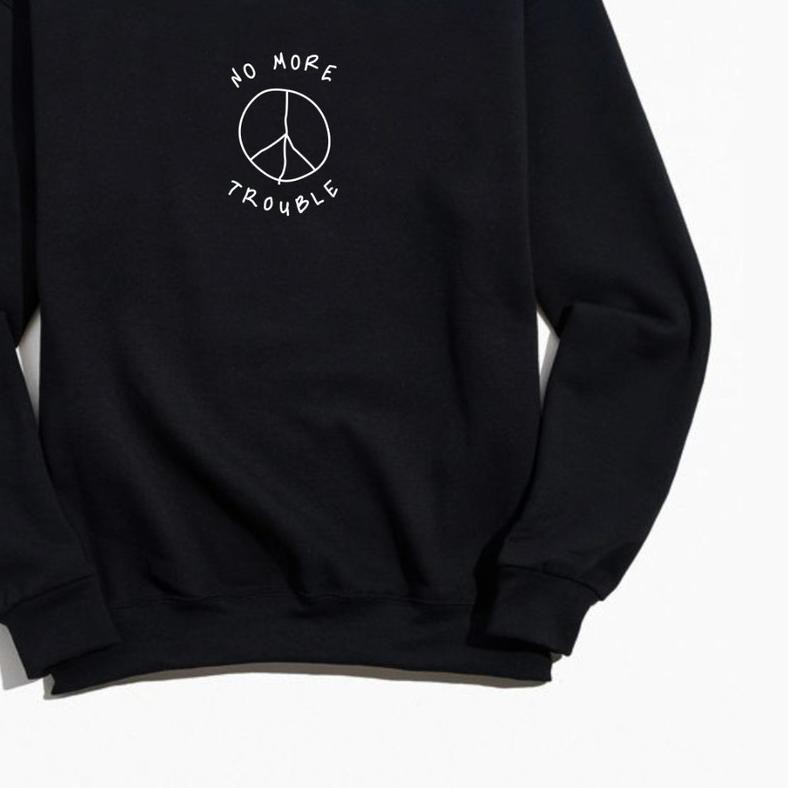 ♤ Áo Nỉ Tay Dài In Chữ Thời Trang Cho Nam Và Nữ ♗ | BigBuy360 - bigbuy360.vn