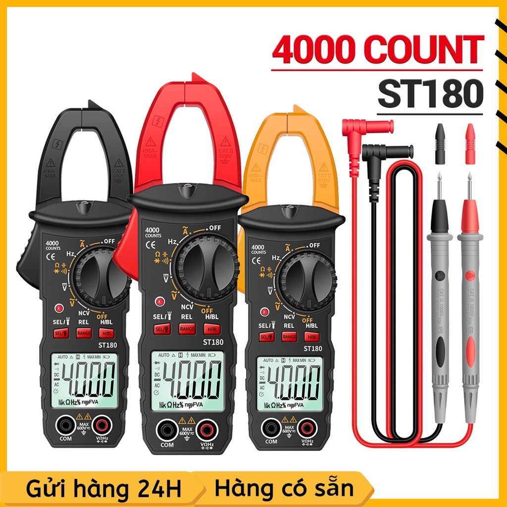 Bộ Thiết Bị Kiểm Tra Màn Hình Kỹ Thuật Số Đa Năng Aneng St180 4000 Ac Dc Màn Hình Hiển Thị Nhiệt Độ