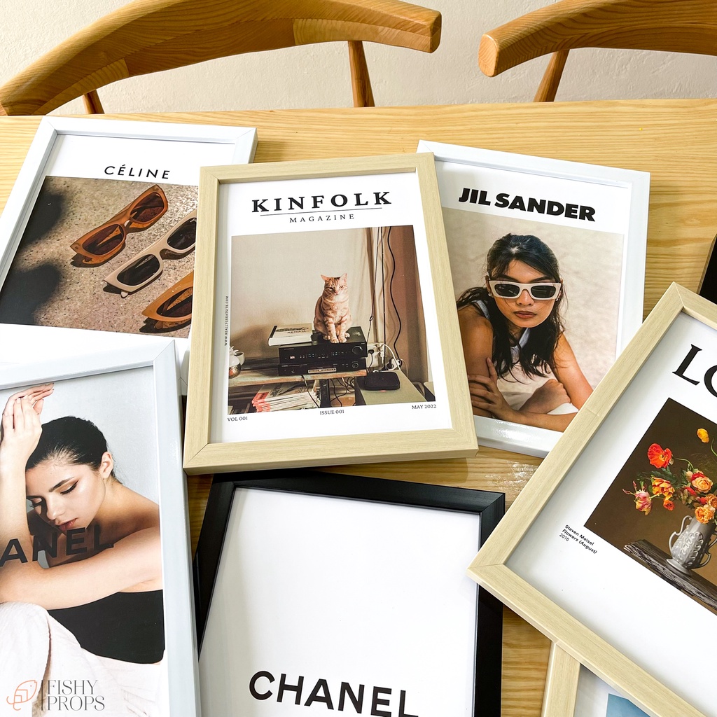 Khung Kèm Tranh Trang Trí Hình Hot Trend Thương Hiệu Đạo Cụ Chụp Ảnh Decor Nhà Cửa Hàng