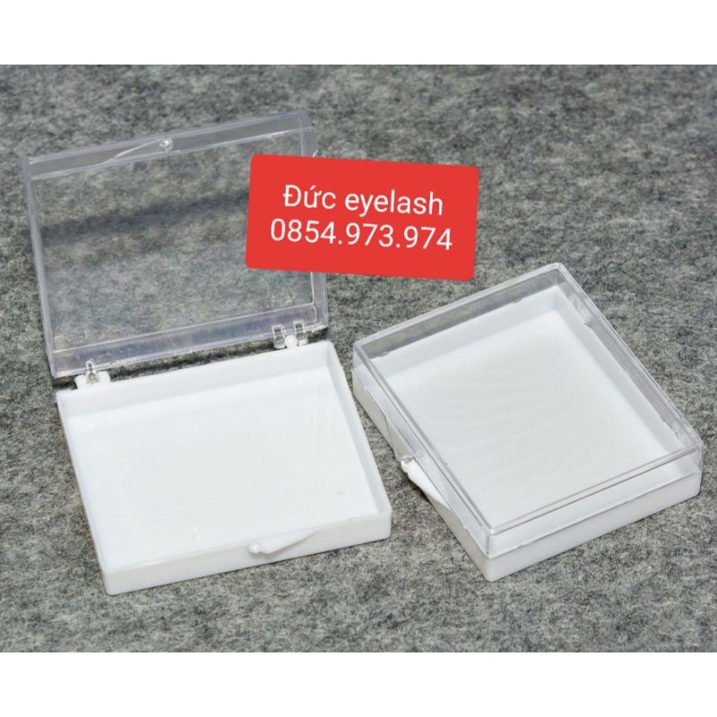 Hộp đựng mi fan vuông, hộp đựng fan mi volume -nối mi - tạo fan - dụng cụ nối mi