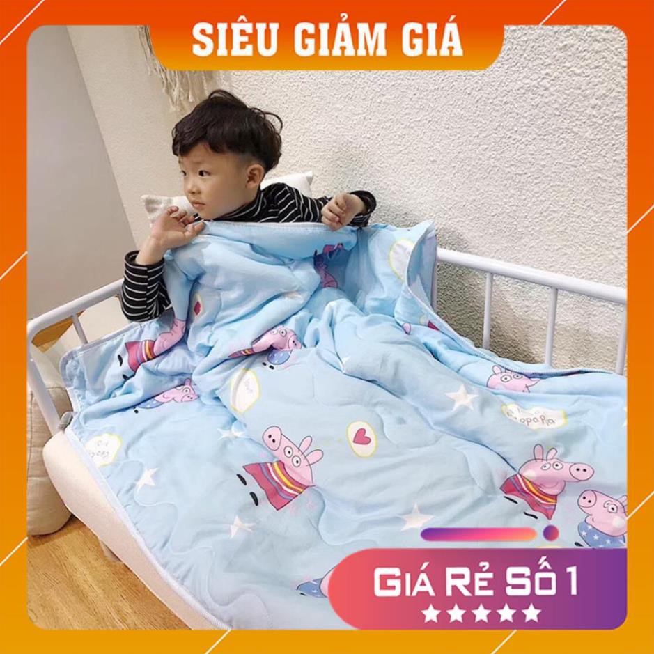 Chăn đũi 3 lớp thu đông giữ ấm cho bé (1,3x1,1m)- Lót bông