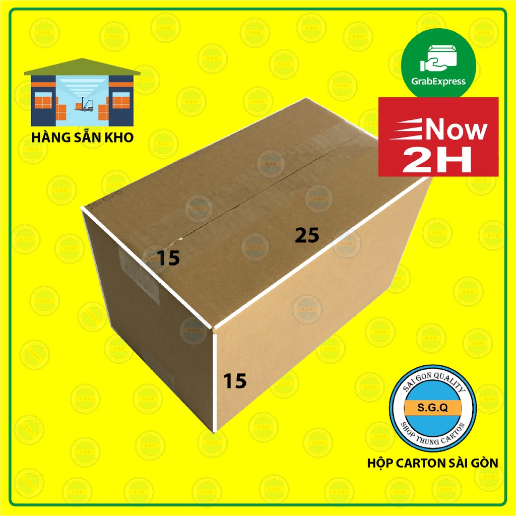 Thùng carton 25x15x15