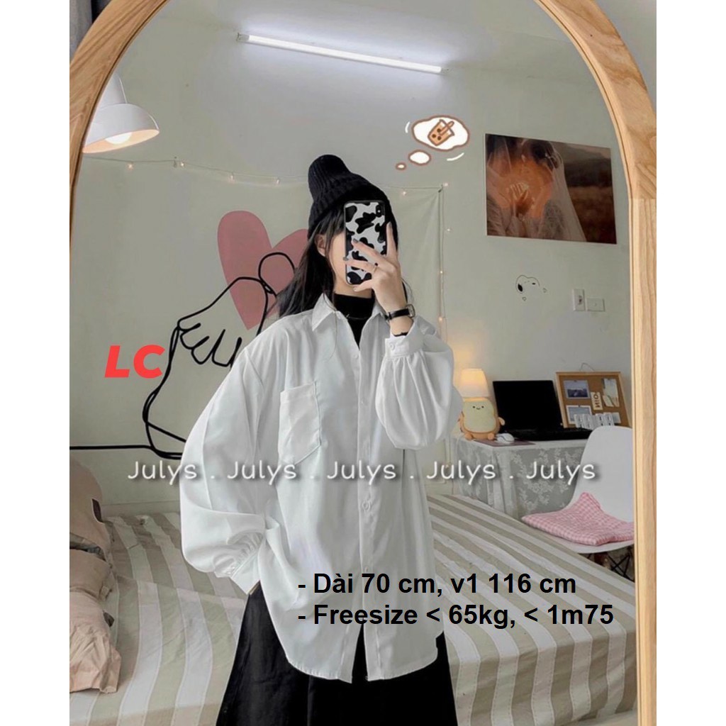 [Mã FAMAYWA giảm 10K đơn 50K] Áo Sơ Mi Nữ ☘FREESHIP☘ Áo Sơ Mi Trắng Tay Bồng Cực Xinh | BigBuy360 - bigbuy360.vn