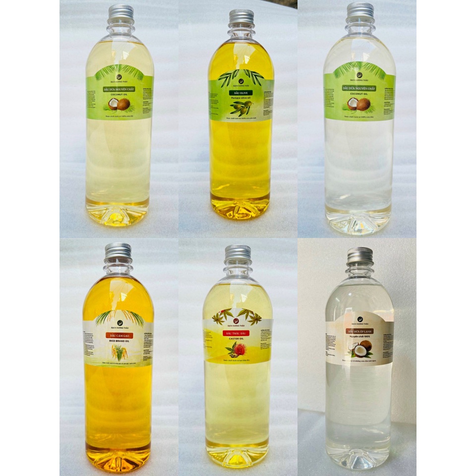 1 lít, 500ml  sỉ dầu massage body,/ dầu dừa, / dầu olive , bạch hương vân thảo, tinh dầu dùng cho spa, gừng, sả chanh