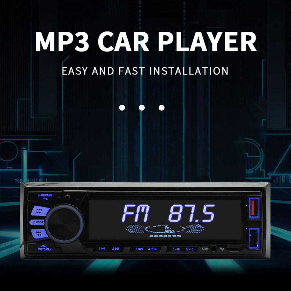 Đầu Máy Nghe Nhạc MP3 FM / USB / AUX Tích Hợp Bảng Điều Khiển Dành Cho Ô Tô