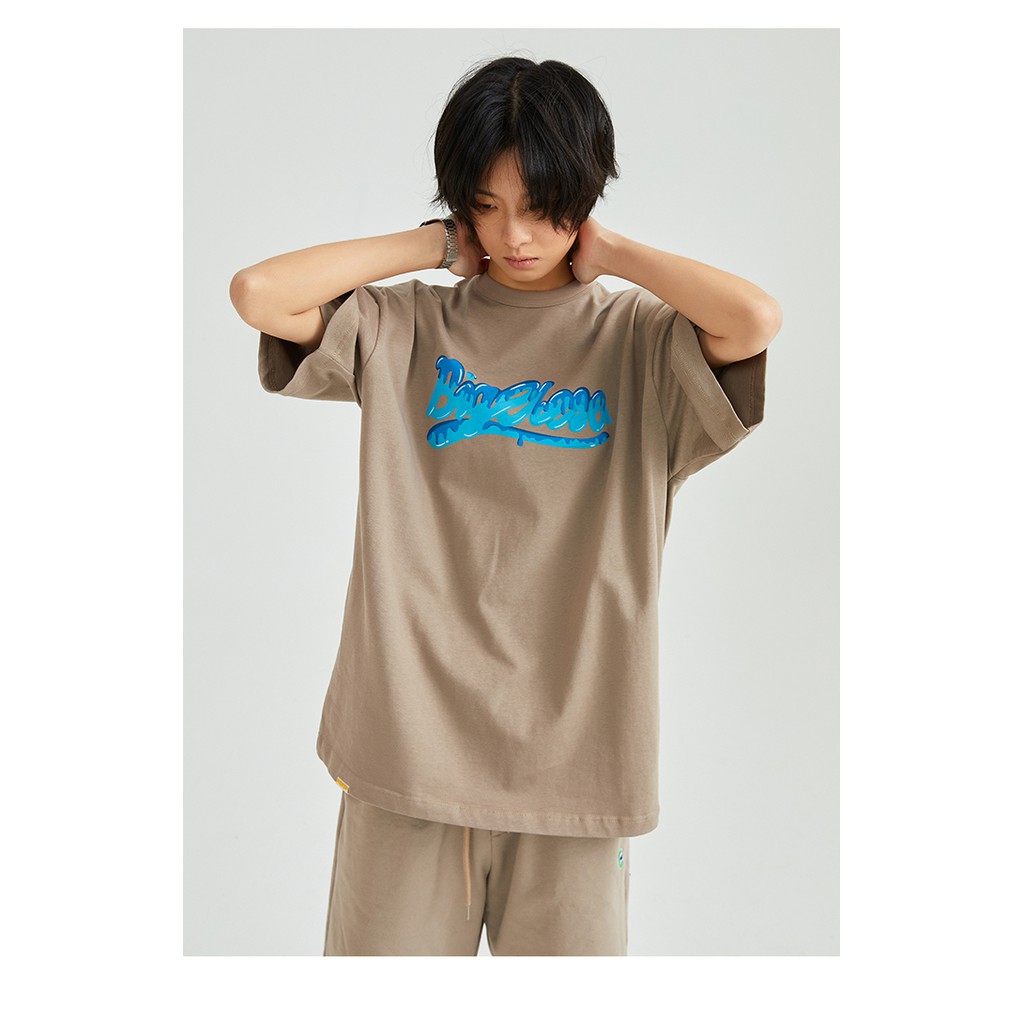 ÁO THUN BIGHERO CHỮ XANH SKU03,FROM RỘNG TAY LỠ ,CHẤT LIÊU DÀY DẶN KHÔNG XÙ LÔNG | BigBuy360 - bigbuy360.vn