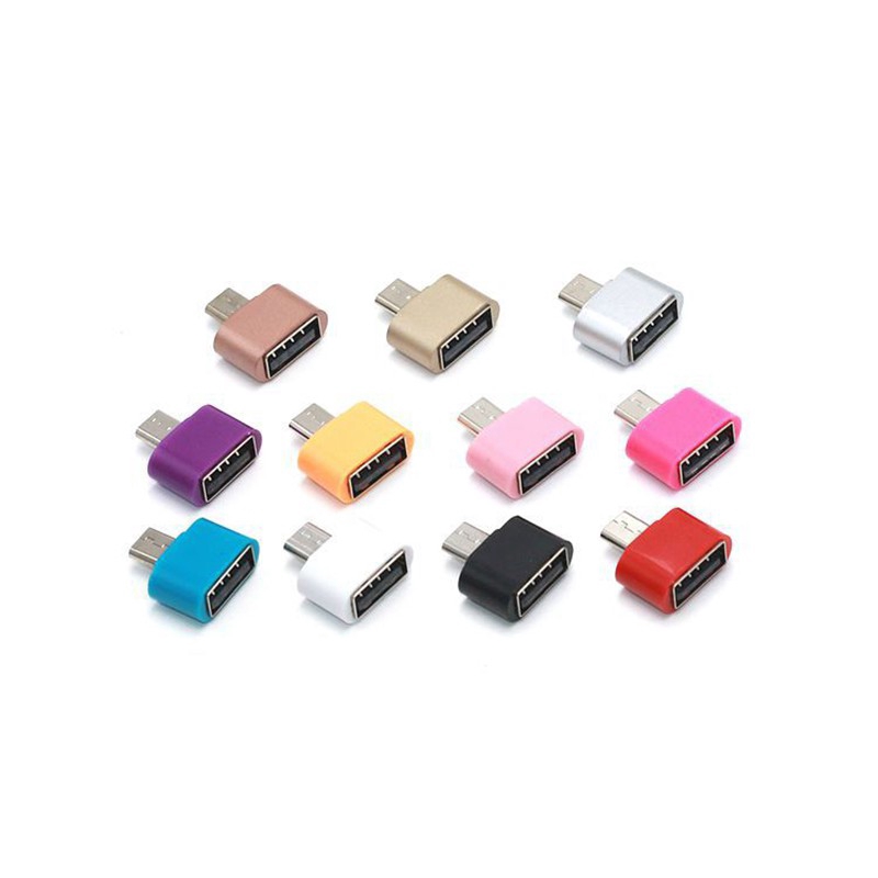 Đầu chuyển đổi cổng micro USB sang USB OTG thiết kế mini dành cho Huawei Xiaomi Android Tablet