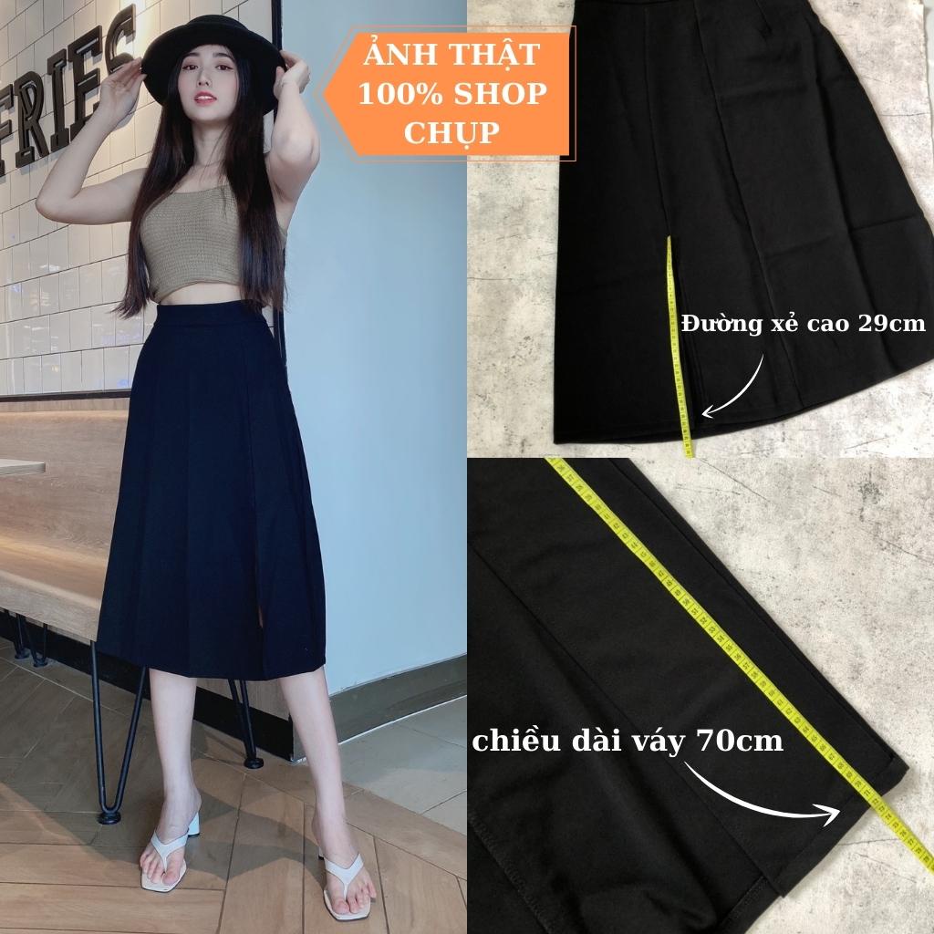 Chân Váy Dài Xẻ Tà Chất Tuyết Mưa Dày Dặn Siêu Hot | BigBuy360 - bigbuy360.vn