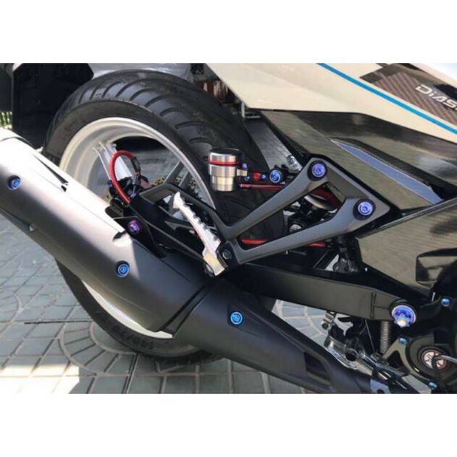 Ốc Proti gai xoắn M5 màu titan