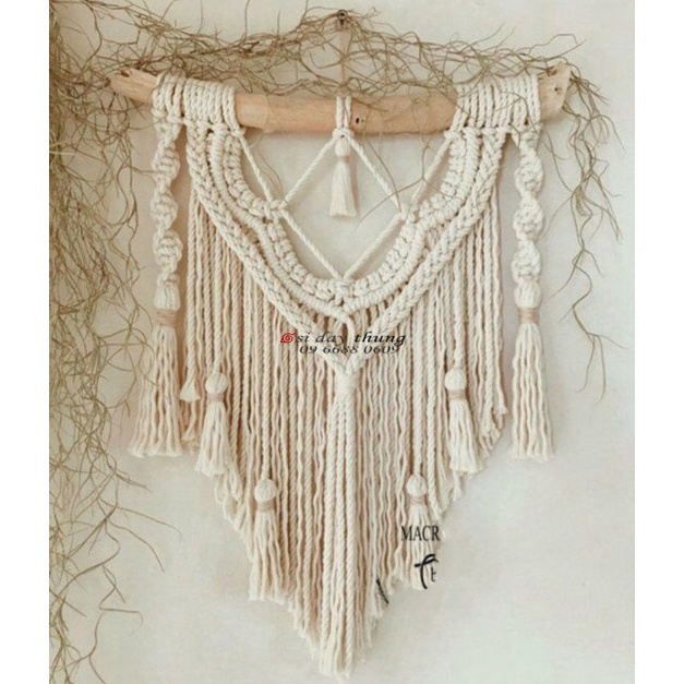 Dây macrame, dây thừng macrame, 100% cotton, làm handmade, decor, 2mm, 3mm, 4mm, 5mm, 8mm,10mm,15mm